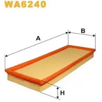 WIX FILTERS Luftfilter WA6240