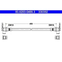 Ate 83.6203-0400.3 Bremsschlauch