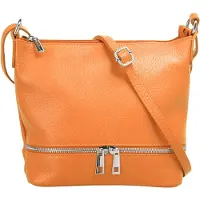 Cluty Umhängetasche echt Leder, Made in Italy