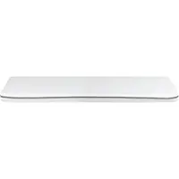 Beliani Memory-Schaummatratze Weiß 80 x 200 cm Kindermatratze Mittel Medium Härtegrad Abnehmbarer Bezug mit Reißverschluss für Bettschublade Rollbett
