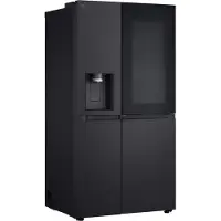 LG Side by Side Kühl-/gefrierkombination 628 L Essence Matte Black GSXE81EVBD