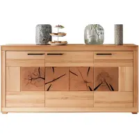 Massivart Sideboard Anrichte 171 cm Massive Kernbuche - LUIS - Die Möbelfundgrube