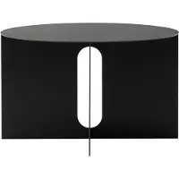 Audo Copenhagen Audo - Androgyne Beistelltisch Base, Ø 63 cm, schwarz