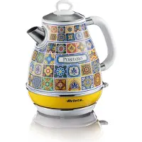 Ariete 2869/0P, 1,7 l, 2200 W, Blau, Gelb, Edelstahl, Wasserstandsanzeige, Überhitzungsschutz