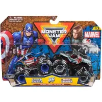 Monster Jam Marvel Captain America Vswinter Soldier Lastwagen Mehrfarbig Kinder Mehrfarbig One Size