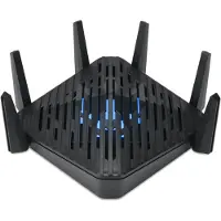 Acer Predator Connect W6 Wi Fi 6E Drahtlos-Router Gigabit Ethernet Tri-Band (2,4 GHz / 5 GHz / 6 GHz) Schwarz
