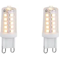 LUEDD Set of 2 G9 Dimmable LED Bulbs 3W 250lm 3000K