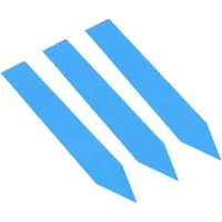 Combicraft PVC Stecketiketten 100 x 16 mm Blau - Verpackt pro 100 Stück