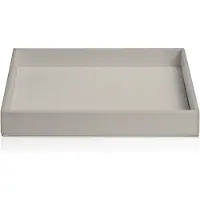 DECOR WALTHER Seifenschale Brownie TAB Rechteck Taupe