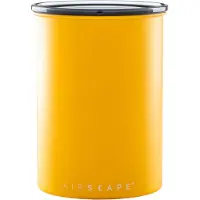Airscape Edelstahl-Aromabehälter mittel, gelb matt