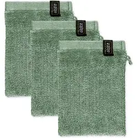 Schöner Wohnen Waschhandschuh "Sense", (Packung, 3 St., 3 Waschhandschuhe 16 x 21 cm)