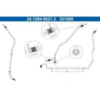 Ate 24.1294-0021.3 Bremsschlauch