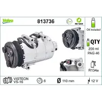 Valeo Kompressor, Klimaanlage RE-GEN - AT 813736