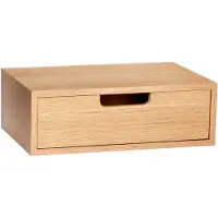 Hubsch Hide Drawer Box Natural - , Hide, Holz, für Wohnzimmer, Holz