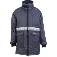 Planam Kühl-/Gefrierhaus Parka marine, Innenfutter rot XXL