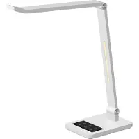 Hansa - Styro Hansa Tide LED-Tischlampe, Farbtemperatur einstellbar, Memory-Funktion, metallicgrau/weiß