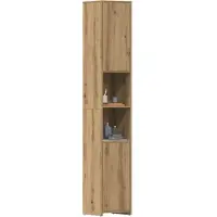 vidaXL Badschrank Artisan-Eiche 30x30x183,5 cm Holzwerkstoff