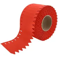 Combicraft Stecketiketten und Pflanzenstecker 17x100 mm, 350μ, rot - 3000 Etiketten pro Rolle - geeignet für Thermotransferdrucker