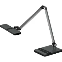 Hansa - Styro Nimbus LED-Tischlampe, stufenlos dimmbar, mit Touch-Bedienung, schwarz