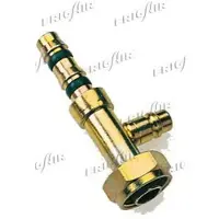 FRIGAIR Stutzen 180° 13/32 Zoll mit frigoclic Rotolock und Hochdruckventil G8 Version F