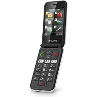Emporia emporiaSIMPLICITYglam, Klapphandy, Single SIM, 7,11 cm (2.8"), Bluetooth, 1300 mAh, Schwarz, Weiß