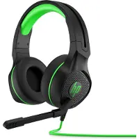 HP Pavilion Gaming -Headset 400, Kabelgebunden, Gaming, 20 - 20000 Hz, 300 g, Kopfhörer, Schwarz, Grün