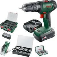 Bosch UniversalImpact 18V, Handbohrmaschine, Ohne Schlüssel, Grün, 1 cm, 1450 RPM, 3 cm