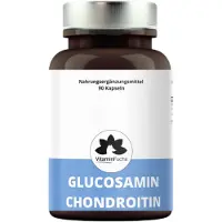 VitaminFuchs Glucosamin und Chondroitin Kapseln - Hochdosiert von 90 St