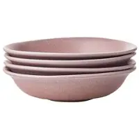Fonq Mixed Ceramics Pastateller - Ø22 cm - Dusty Rose (4er Set)