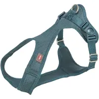 Trixie Comfort Soft Touren-Geschirr - petrol - 35–60 cm/20 mm