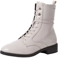 Tamaris Damen Stiefeletten Schnürung Reißverschluss Blockabsatz 1-25004-29, Größe:40 EU, Farbe:Grau