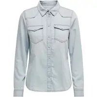 ONLY Jeansbluse "ONLALEXA L/S DNM SHIRT FS NOOS"