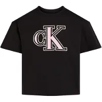 Calvin Klein Jeans T-Shirt IG0IG02806 Schwarz Boxy Fit