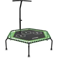 Usorteret Fitness-Trampolin Pro mit Haltegriff Schwarz 127 cm