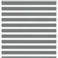vidaXL Doppelrollo Dunkelgrau 145x150cm Stoffbreite 140,9 cm Polyester