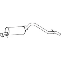 VEGAZ Endschalldämpfer FORD,MAZDA MZS-231 1456062,WE0140100 Endtopf,Auspuff Endtopf,Nachschalldämpfer,ESD