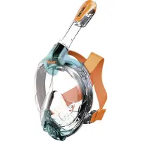 Seac Sub Schnorchelmaske - Libera - Blau/Orange - - S/M - Tauchermasken