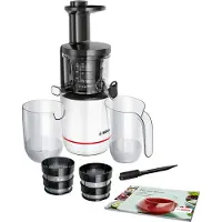Bosch MESM500W Saftpresse Langsamer Entsafter 150 W Schwarz Weiß