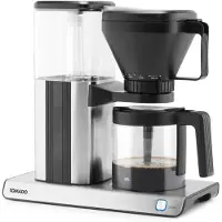 Tomado Kaffeemaschine Filterkaffee 1,25 Liter Edelstahl Optik Küche