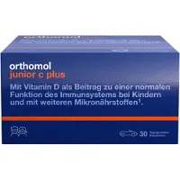 Orthomol VET 2x junior C plus Mandarine/ Orange 2x30 St Kautabletten
