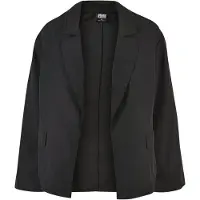 Urban Classics Ladies Oversized Crinkle Nylon Blazer black S
