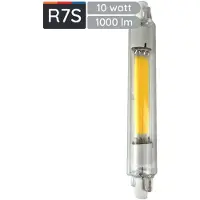 Avide R7S LED-Leiste, dimmbar, 118 mm 10W, 220-240V 3000K LED-Steckdose 1000lm