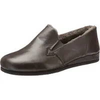 Rohde Pantoffel 6420 Viborg Espresso Herren-Schuhgröße 46