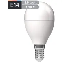 Avide E14 LED Lampe 2,9W P45 Energieeffizient + Hohe Lichtausbeute 470lm