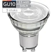 Avide GU10 LED Lampe 2,5W Hohe Lichtausbeute 345lm 240V 4000K Spot 3 Stück