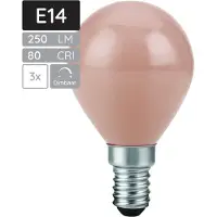 SPL E14 LED Filamentlampe G45 4,5W 1800K Extra Warmweiß Dimmbar 3 Stück