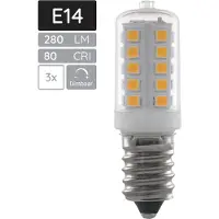 SPL E14 LED Röhrenlampe 3W 280lm Warmweiß Dimmbar 3 Stück