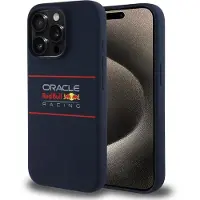 Red Bull case passend für IPHONE 15 Pro compatible passend für kompatibel mit MagSafe RBHMP15L24SIHSRV (Silicone Horizontal Centered Logo) navy