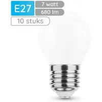 Modee Lighting E27 LED Filamentlampe P45 7W 680lm 4000K Neutralweiß 10 Stück