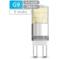 Modee Lighting G9 LED-Kapsellampe 4,2W 390lm 6000K tageslichtweiß 5 Stück